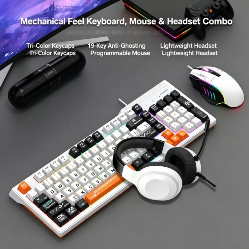 K8pro 3 In 1 Gaming Combo Wire - Gaming Keyboard And Mouse Combo ulasan dan harga