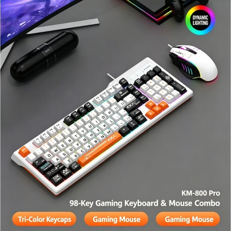 K8pro 3 In 1 Gaming Combo Wire - Gaming Keyboard And Mouse Combo ulasan dan harga