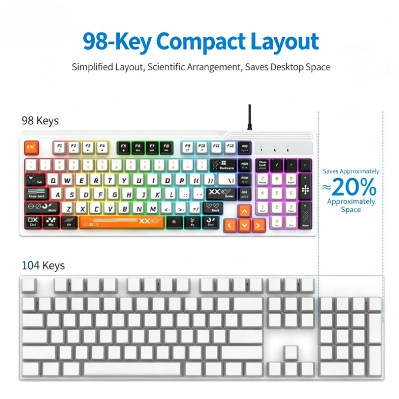K8pro 3 In 1 Gaming Combo Wire - Gaming Keyboard And Mouse Combo ulasan dan harga
